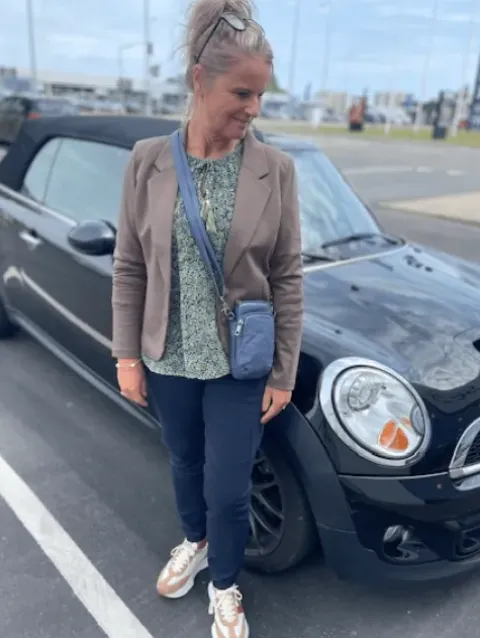 Freequent Nanni Mørk Nougat Blazer