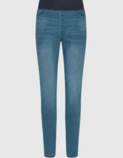 Freequent Shantal Denim Leggins – Medium Blue