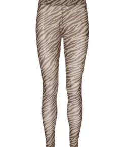 Liberté Nilla Zebra Print Mesh Leggins