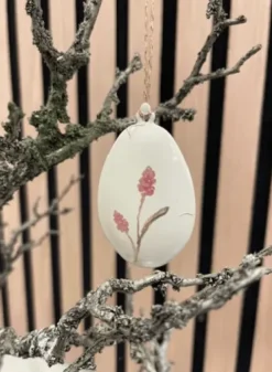 Maileg Easter Egg Med Rosa Blomst
