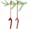 Maileg Sukker Stok Rød Metal Ornament