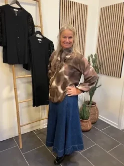 Marta Aya Bluse I Beige/Brun