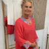 Marta Betina Strik Koralrød