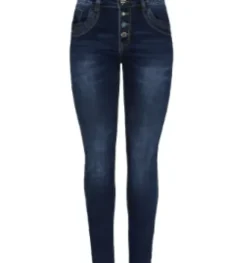 Marta Carina Jeans Med Farvede Knapper