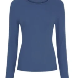 Marta Ingrid Blå T-shirt Med Lange Ærmer