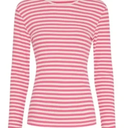 Marta Josiane Bluse Pink/Offwhite