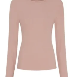 Marta Langærmet T-Shirt Mørk Rosa