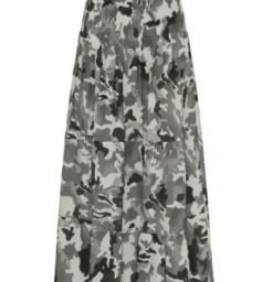 Marta Princess Nederdel Grå Camo