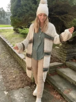 Marta Simone Cardigan Beige/Fango