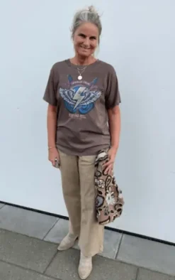 Marta Unnur Bluse Grey Faded