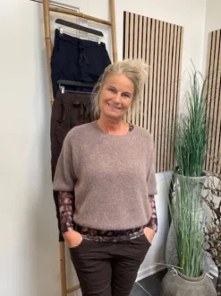 Marta Valentina Kjole Grå Print