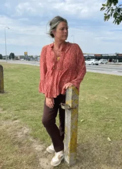 Moliin Ivy Bluse I Rødt Print
