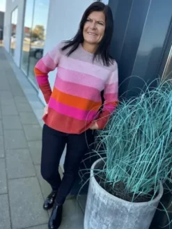 N O K Amica Strik Rosa-Pink Stribet