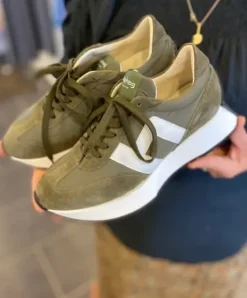 Philip Hog Retro Olive/White Sneaks