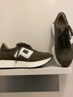 Philip Hog Retro Olive/White Sneaks
