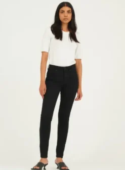 Pieszak Sort Poline Jeans Benlængde 34 Ankel Support Deep Black