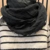 Rebekka Brogaard Sort Tørklæde