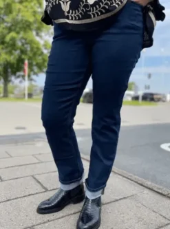 Red Button Kate Jeans Dark Blue