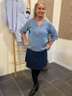 Sorbet Alexa Bluse Lyseblå