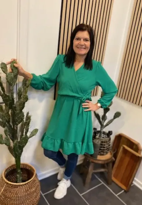 Sorbet Belmo Dress Grøn