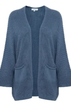 Sorbet Carly Long Blå Cardigan