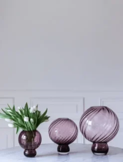 Specktrum Swirl Vase Medium Rosa/Plum