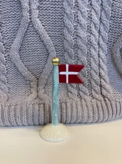 Speedtsberg Lille Flag Grøn med Hvid Prikker Gul Fod