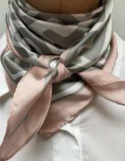 Three M Rosa Multi Pastelfarvet Tørklæde – 2473