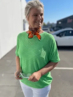 Three M Tørklæde Orange Print