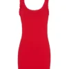 Tim & Simonsen Frida Plus Rosso-Rød Blondetop