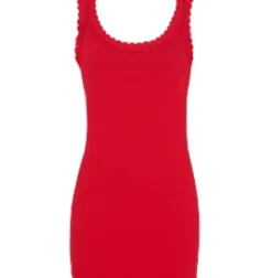 Tim & Simonsen Frida Plus Rosso-Rød Blondetop