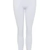 Tim & Simonsen Plus Size Hvid High Waist Leggings