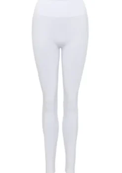 Tim & Simonsen Plus Size Hvid High Waist Leggings